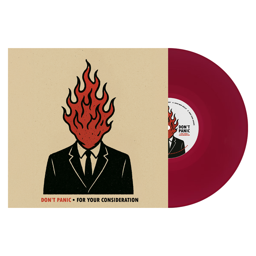 Don't Panic - for your consideration ruby red vinyl