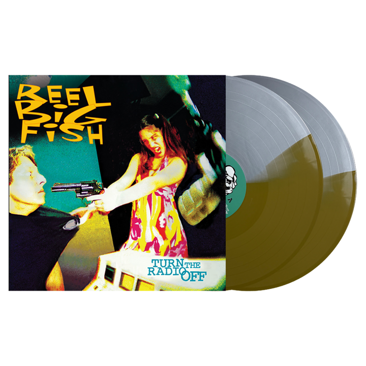 Reel Big Fish Turn The Radio Off 2xlp Half Silver Half old Smartpunk Exclusive