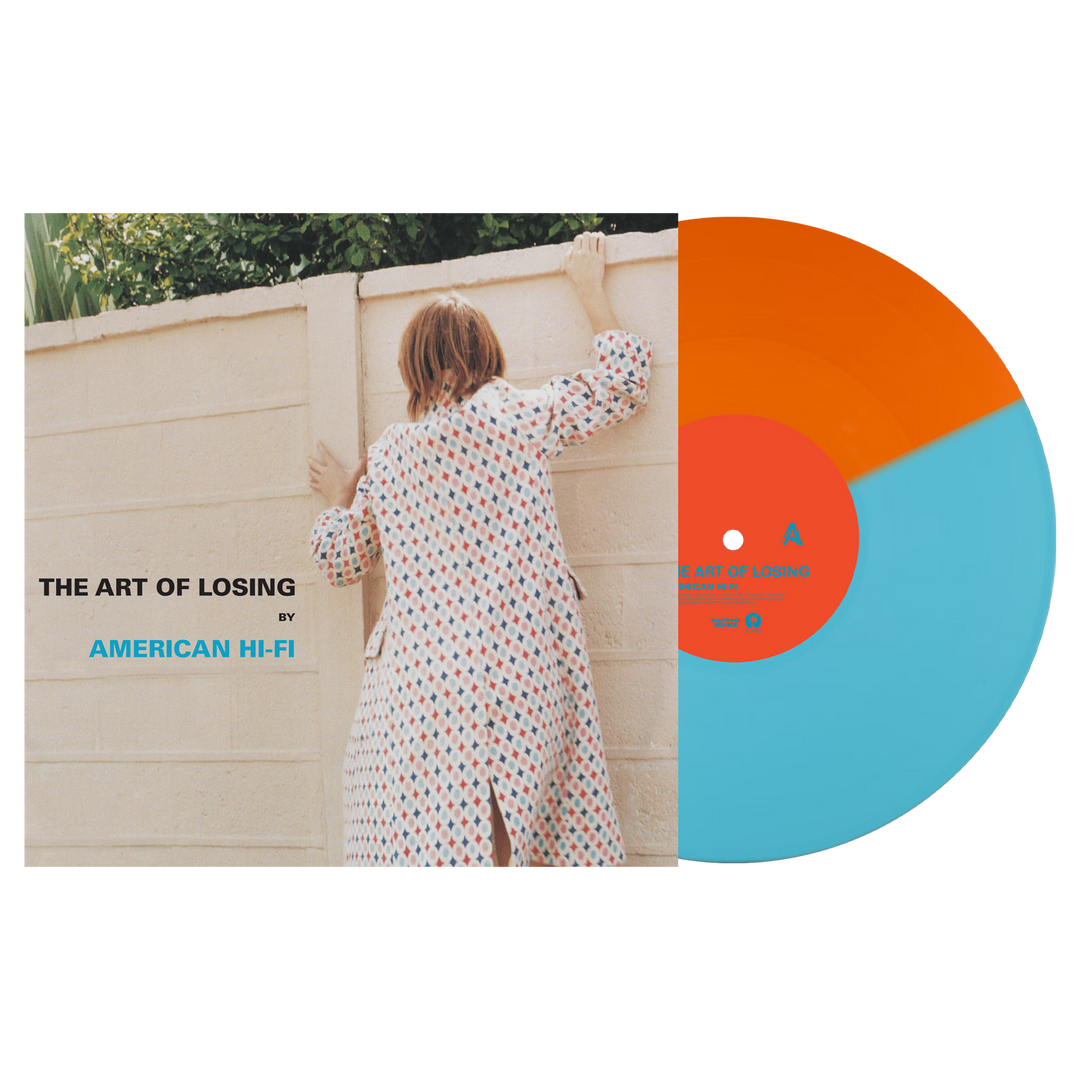 American Hi Fi The Art Of Losing Half Orange Half Blue Vinyl